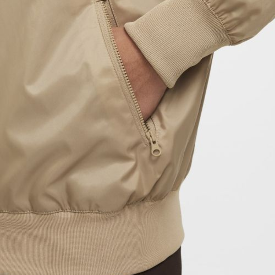 Nike Woven Windrunner Lined Jacket — Burgundy Crush / Parachute Beige