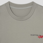 KUHO [HEART FOR EYE] Oversized T-Shirt - Khaki