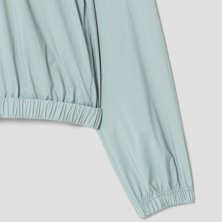 KUHO [Golf] Half Zip-Up High Neck Long Sleeve Top - Light Green