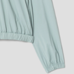 KUHO [Golf] Half Zip-Up High Neck Long Sleeve Top - Light Green