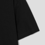 KUHO Cotton Round Neck Short Sleeve T-Shirt - Black