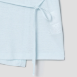 KUHO Cotton Round Neck Short Sleeve T-Shirt - Sky Blue