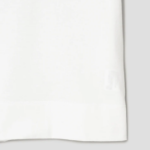KUHO Cotton Appliqué Accentuated T-Shirt — White