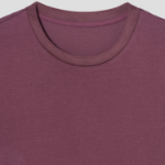 KUHO Cotton Drape Details T-Shirt - Purple