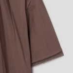 KUHO See-Through Layered Short-Sleeved T-Shirt - Yellowish Brown