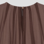 KUHO See-Through Layered Short-Sleeved T-Shirt - Yellowish Brown