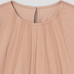 KUHO See-Through Layered Short-Sleeved T-Shirt - Beige