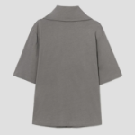 KUHO Jersey Scarf Short Sleeve T-Shirt - Grey