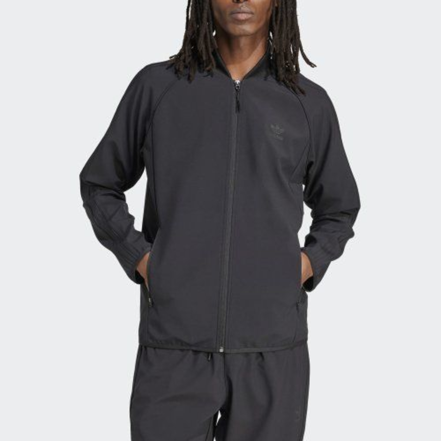 Adidas Superstar Track Top — Black