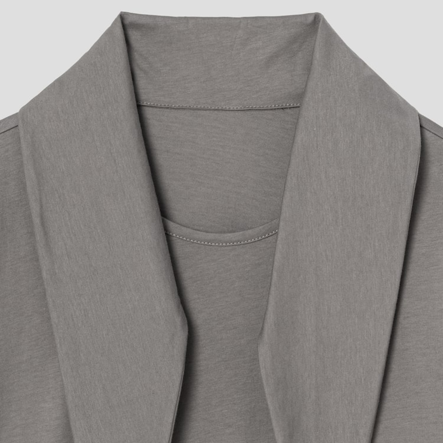 KUHO Jersey Scarf Short Sleeve T-Shirt - Grey