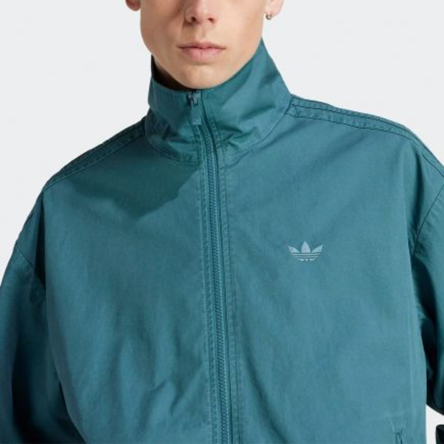 Adidas Woven Firebird Tracksuit Jacket — Tech Green