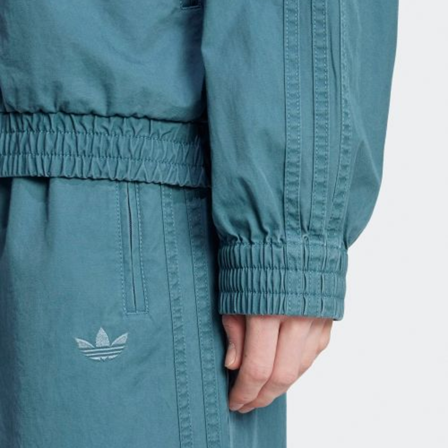 Adidas Woven Firebird Tracksuit Jacket — Tech Green