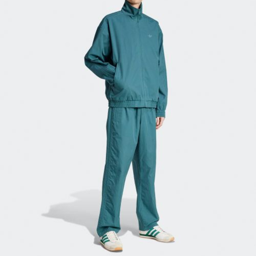 Adidas Woven Firebird Tracksuit Jacket — Tech Green