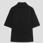 KUHO Jersey Scarf Short Sleeve T-Shirt - Black