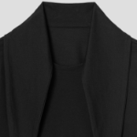 KUHO Jersey Scarf Short Sleeve T-Shirt - Black