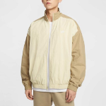 Nike Club Oversized Woven Track Jacket — Beige