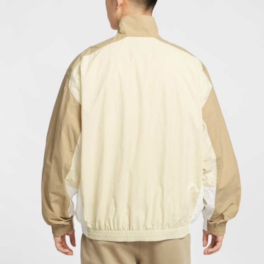 Nike Club Oversized Woven Track Jacket — Beige