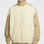 Nike Club Oversized Woven Track Jacket — Beige