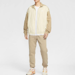 Nike Club Oversized Woven Track Jacket — Beige