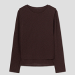 KUHO Double Layered T-Shirt - Brown