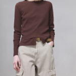 KUHO Double Layered T-Shirt - Brown