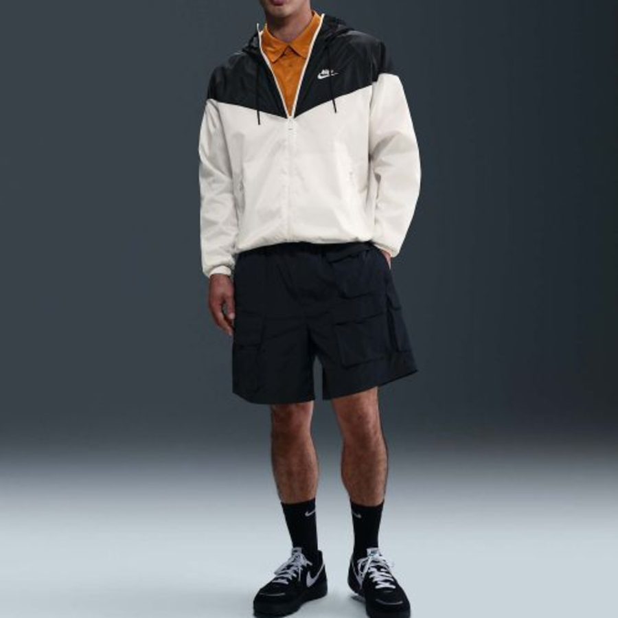 Nike Sportswear Windrunner Hooded Jacket — Sail / Black