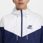 Nike Woven Windrunner Lined Jacket — White / Blue