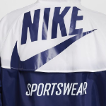 Nike Woven Windrunner Lined Jacket — White / Blue