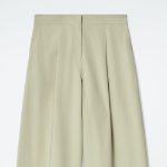COS Crop Wide-Leg Trousers – Light Green