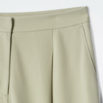 COS Crop Wide-Leg Trousers – Light Green
