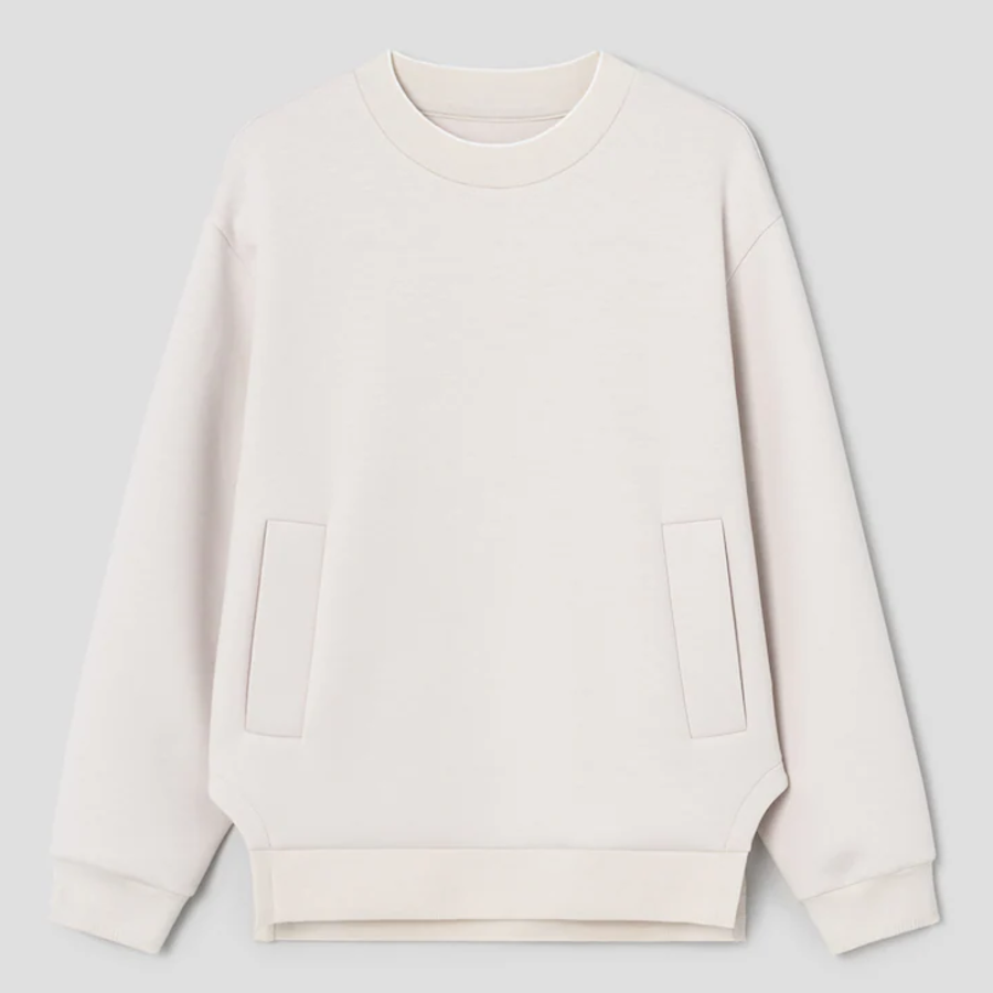 KUHO [Golf] Air Jersey Sweatshirt Top - Ivory