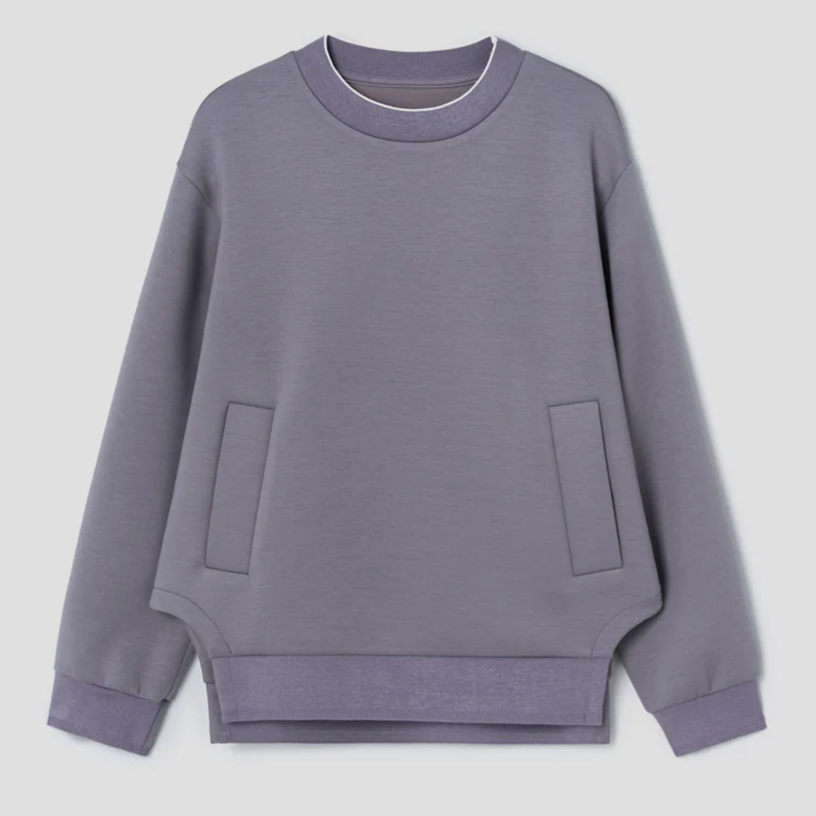 KUHO [Golf] Air Jersey Sweatshirt Top - Grey