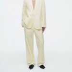 COS Tailored Cotton Straight-Leg Trousers – Butter Yellow