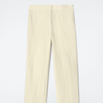 COS Tailored Cotton Straight-Leg Trousers – Butter Yellow
