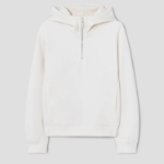 KUHO Golf Knit Hooded Jersey Top — Ivory