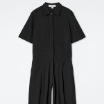 COS Short Sleeve Jumpsuit – Black