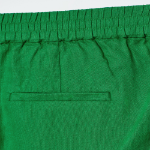COS Straight-Leg Tailored Linen Trousers – Green