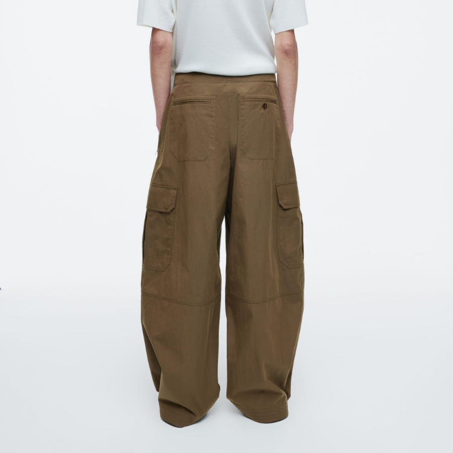 COS Utility Barrel Leg Trousers – Brown