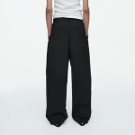 COS Utility Barrel Leg Cargo Trousers – Black