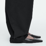 COS Utility Barrel Leg Cargo Trousers – Black