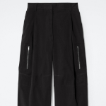 COS Utility Barrel Leg Cargo Trousers – Black
