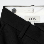 COS Wool Blend Capri Trousers – Black