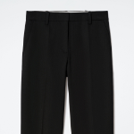 COS Wool Blend Capri Trousers – Black