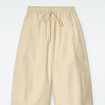 COS Relaxed Barrel Leg Trousers – Beige