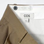 COS Relaxed Cotton Wide-Leg Trousers – Khaki