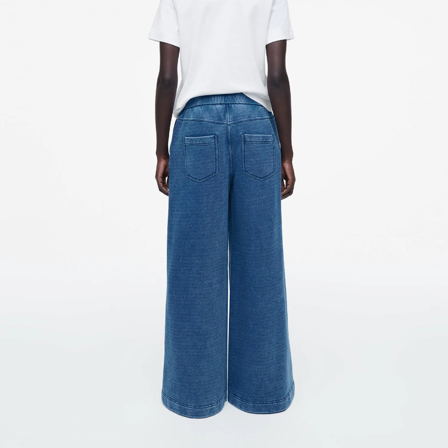 COS Denim Wash Jersey Jogger – Blue