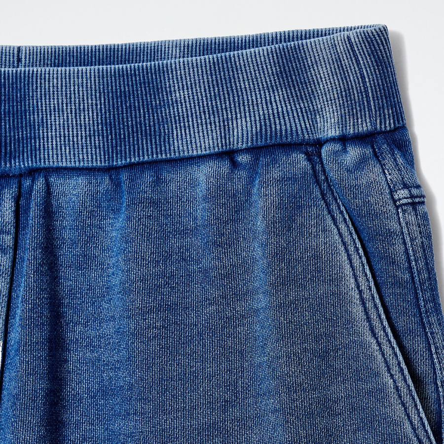 COS Denim Wash Jersey Jogger – Blue