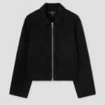 Theory Women Double Wool-Cashmere Blouson Jacket - Black