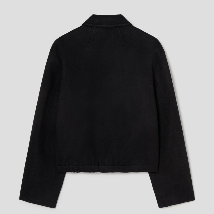 Theory Women Double Wool-Cashmere Blouson Jacket - Black