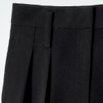 COS Fluid Tailored Straight Leg Trouser – Black